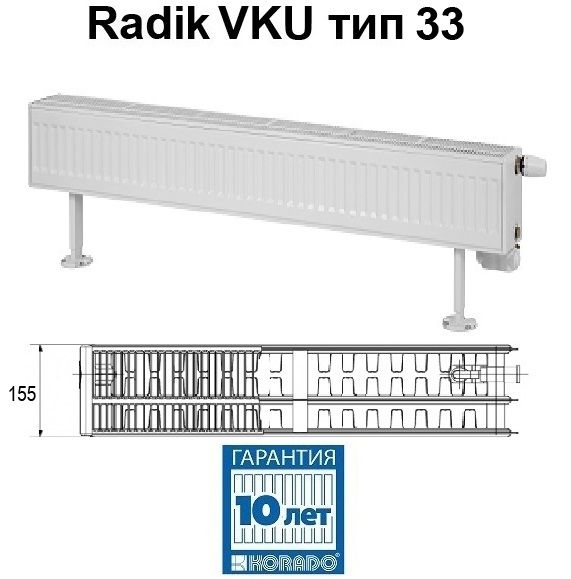 Korado Radik VKU 33-2140 стальной панельный радиатор 