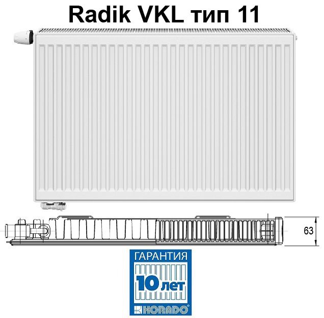Korado Radik VKL 11-9050 стальной панельный радиатор 