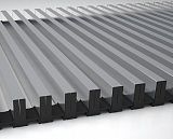 Алюминиевая решетка, цвет серебро, PM-30028-R10100